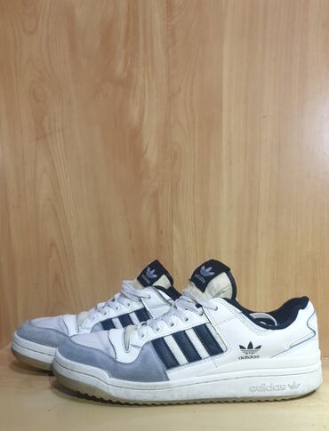 футболки больших размеров: Мужские кроссовки, 43, Adidas, Б/у, цвет - Белый, Самовывоз, Платная доставка