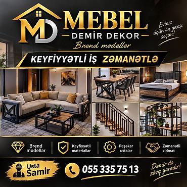 samdan: Şok endirim mebel demir metal Dekor Restoran Kafe ücün Mebel — 1