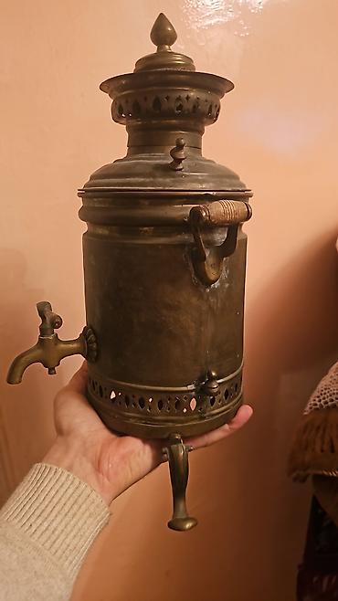 samovar 10 litre: Qədim Səfər Samovari 3 ayaqli 1930 illərin həçmi 1 litirlik — 2