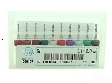 mali rucni brener: KARBIDNE BURGIJE 10 KOMADA 1.1MM-2MM | Kvalitetne karbidne burgije — 1