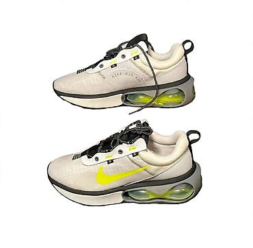 massimo dutti baletanke: Nike Air Max tenisice – bele sa neon žutim detaljima - Model: Nike — 1