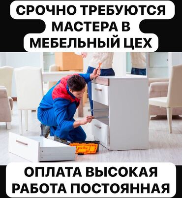 мебельная: Талап кылынат Эмерекчи: Эмерек орнотуу, Тажрыйбасы 5 жылдан жогору