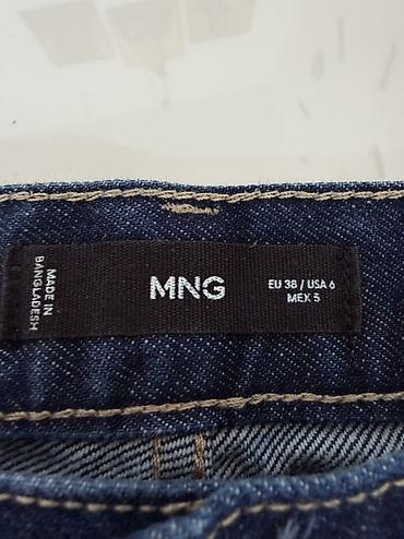 dex rok: MNG (Mango) široke farmerke – tamni indigo - Model: wide leg/straight — 3