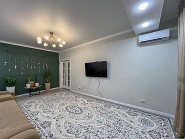 стройител: 2 комнаты, 76 м², Асанбай мкр Элитка, 2 этаж, Евроремонт — 8