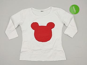 bluzki basic z dekoltem v: T-shirt damski, rozmiar S — 2