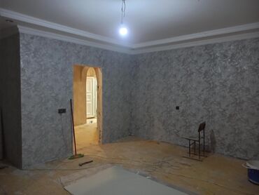 Malyar işləri: Divar kağızı vurulması xidməti - Peşəkar divar kağızı yapışdırılması — 9