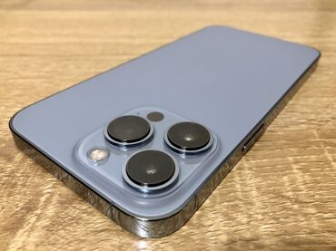 12 про макс каробка дакумен: IPhone 13 Pro Max, Колдонулган, 512 ГБ, Sierra Blue, Коргоочу айнек, Каптама, 80 %