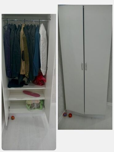 вешалка в прихожую настенная: Açılan, 2 qapılı Düz dolab, Qarderob, paltar dolabı