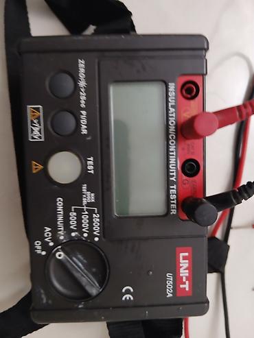 volta vs 1: UNI-T UT502A izolyasiya və davamlılıq ölçən cihaz - Model: UNI-T — 2