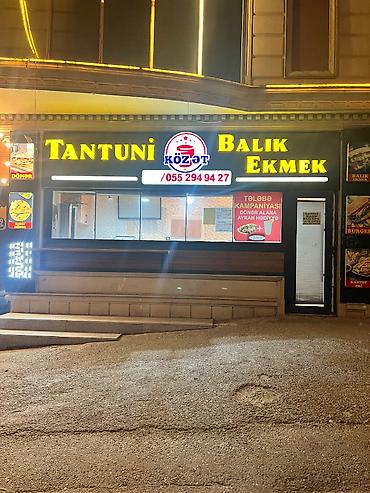Оборудование для ресторанов, кафе: Obyektin bütün avadanlıqları işlek veziyetdedir mektebin yanı ve esas — 4