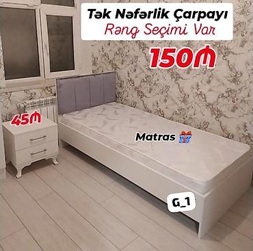 Tək nəfərlik çarpayı – rəng seçimi var. Sadə və zərif dizayn, yumşaq lalafo.az -da Tək nəfərlik çarpayı – rəng seçimi var. Sadə və zərif dizayn, yumşaq