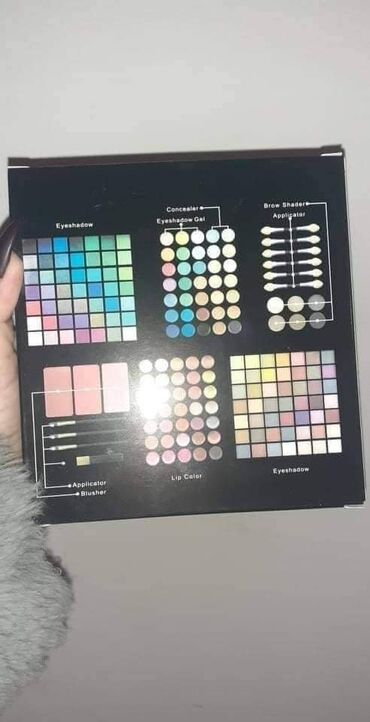 Šminka: Velika paleta 177 boja 98 senki za oci 14 korektora 35 karmina 21 — 7