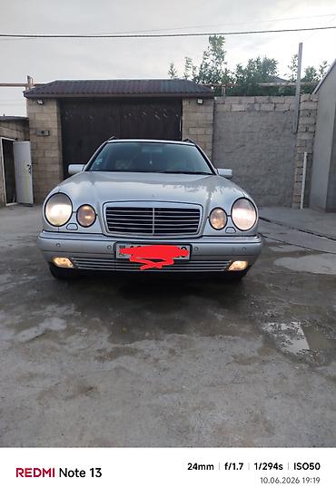 mersdes: Mercedes-Benz E-Class W210 Universal (kombi) – gümüş rəng 9000 və ya — 3