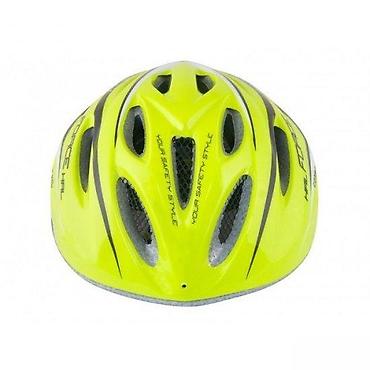 elzett 751: KACIGA FORCE HAL, FLUO-CRNA, S/M | 19 rupa, sadrži beli i crni — 4