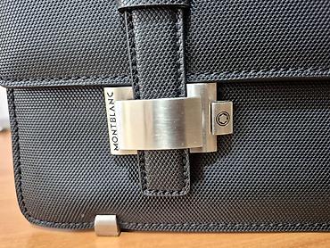 Çantalar: Premium kişi portfeli "MONTBLANC" brendi (original) – klassik ofis — 5