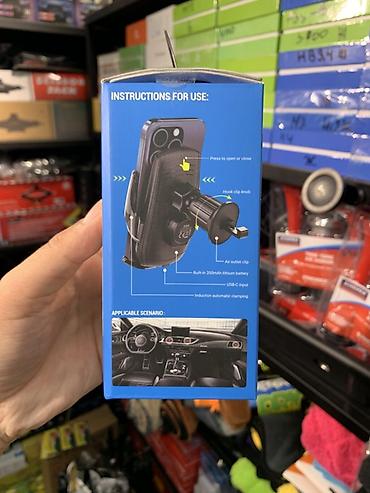 l9 pro: Автодержатель с беспроводной зарядкой Hoco CA202 Plus (для дефлектора — 2