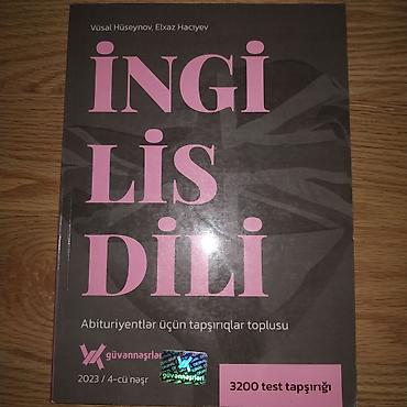 Testlər: Məhsul: İngilis Dili – Abituriyentlər üçün tapşırıqlar toplusu — 1