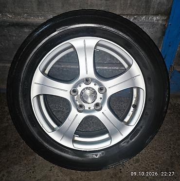 Колеса в сборе 215 / 60 / R 16, Всесезонная, Б/у, Комплект, Легковые, Литые, отверстий - 5