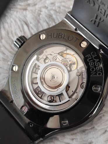 Qol saatları: İşlənmiş, Qol saatı, Hublot, rəng - Qara — 3