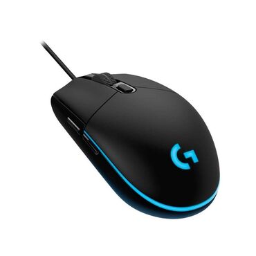 Компьютерные мышки: Проводная игровая мышь Logitech G103 LIGHTSYNC в черном цвете. Имеет