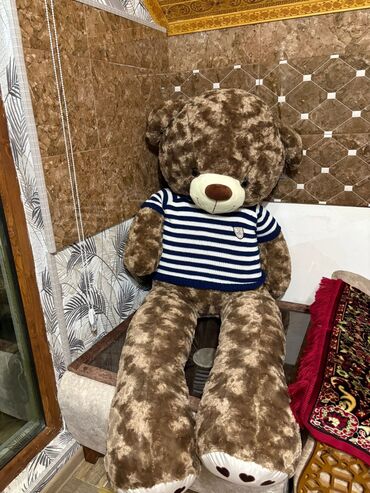 3d ручка в азербайджане: Böyük ölçülü plyuş ayı oyuncağı - Rəng: şabalıdı-qəhvəyi bədən, krem