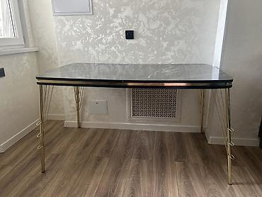 study table: Стол для зала, Б/у, Не раскладной, Прямоугольный — 4