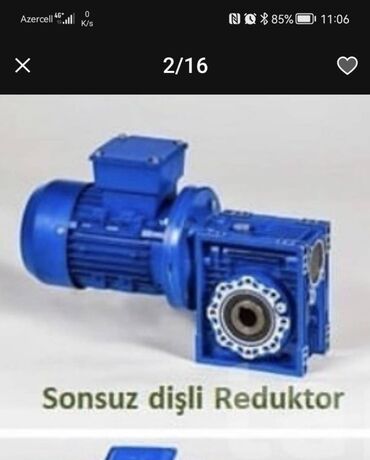 Nasoslar və hidroforlar: Mator-Reduktorlar Nasos, elektrik mühərrikləri, Invertorlu — 21