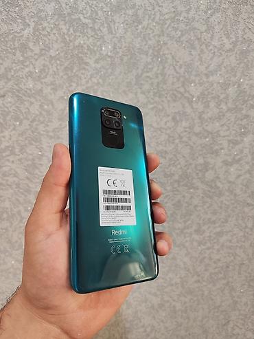 redmi note 9 ucuz: Xiaomi 128 GB, rəng - Yaşıl, 
 İki sim kartlı — 8