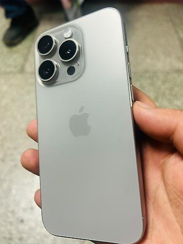 true: IPhone 15 Pro, 256 ГБ, цвет светло‑серый (Titanium) - Модель: iPhone — 1