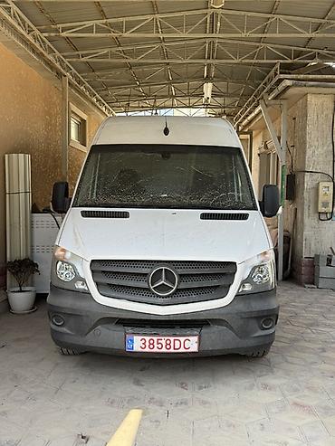 спринтер бак: Mercedes-Benz Sprinter (длинная база, высокий потолок), белый цвет — 1