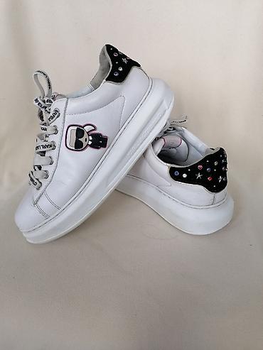 Patike: KARL LAGERFELD kozne patike br 37 - SNIZENO KARL LAGERFELD original — 10