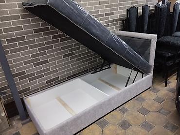Керебеттер: Новый односпальный кровать. Турецкий материал, с мягким поролоном — 3
