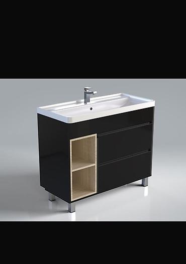 Тумбы для ванны: Тумба для ванны, С раковиной, Другой материал — 2