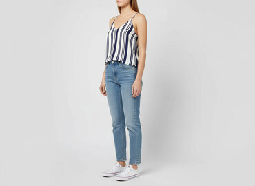 czerwone t shirty levis: H&M Divided, Топ жіночий, розмір M