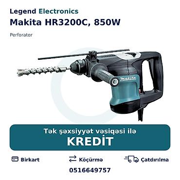 kreditle drel: Elan başlığı: Perforator Makita HR3200C, 850W Elan mətni: Makita — 1