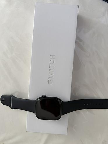 jack e4: СРОЧНО! СРОЧНО! Apple Watch 11 в черном цвете с силиконовым ремешком — 1