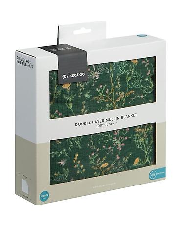 karneri: KikkaBoo Dvoslojno baby ćebence od muslina 100x100 – Secret Garden — 1