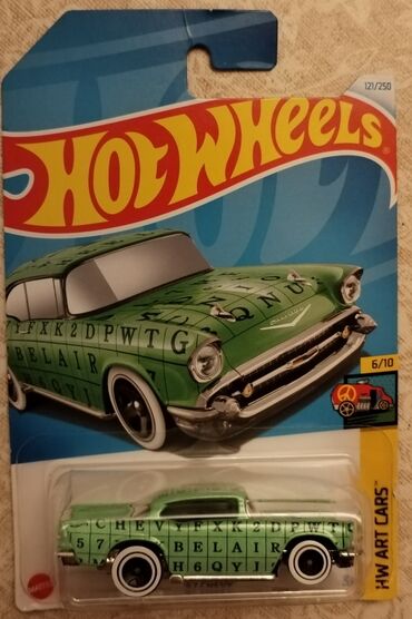 qurtqa modelleri: Hot Wheels – HW Art Cars seriyası, 121/250, 6/10 Model: ’57 Chevy -