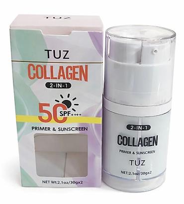 TUZ Collagen 2-in-1 Primer & Sunscreen - 2-in-1 formul: makiyaj lalafo.az -da TUZ Collagen 2-in-1 Primer & Sunscreen - 2-in-1 formul: makiyaj