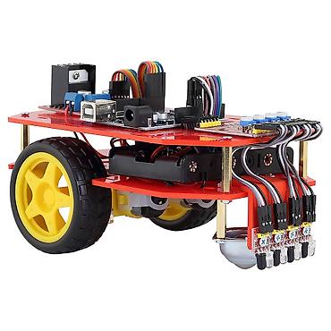 oyuncaq robot: Arduino Xətt İzləyən Robot Dəsti – 3 sensorlu, ucuz və istifadəsi asan — 4