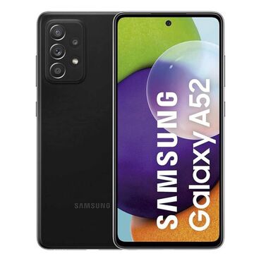 смартфоны в рассрочку бишкек: Samsung Galaxy A52, Б/у, 128 ГБ, цвет - Черный, 2 SIM