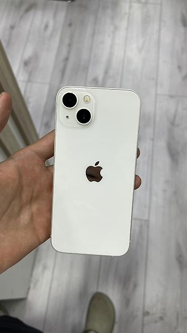 iphone 13 replika: IPhone 13, Б/у, 128 ГБ, Старлайт, Чехол, Кабель, 81 % — 2