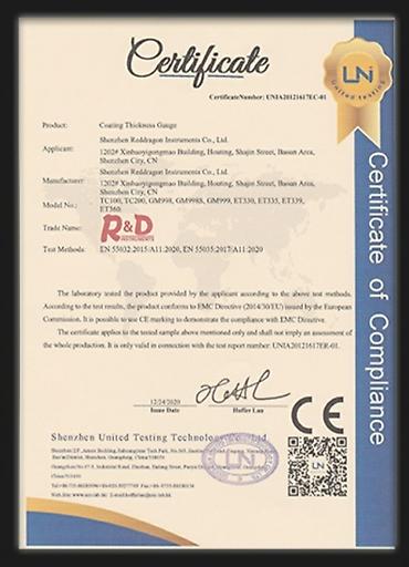 Alətlər: Elkometr Model: R&D ET330 Metal səthlərdə örtük qalınlığının — 7