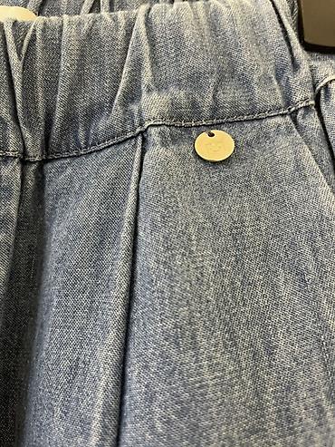 enli cins salvarlar: Geniş kəsimli cins şalvar .S ölçü - Material: yüngül denim (cins) - — 2