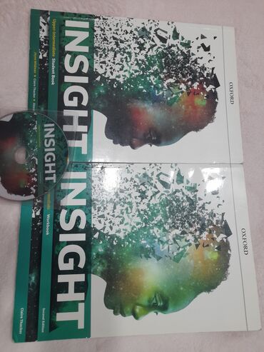 İngilis dili: Original insight oxford kitablar(student book ve workbook) yaxşı