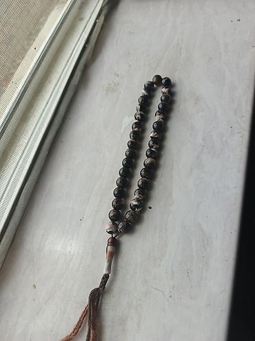 xonca aksesuarları: Məhsul: Təsbeh təmiz orginal əqiq daş - Material: Təbii daşdan — 3