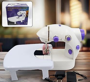 Tikiş maşınları: Mini Tikiş Maşını SM-202A 🧵 Mini Tikiş Maşını 👕 Paltar, pərdə, parça — 5
