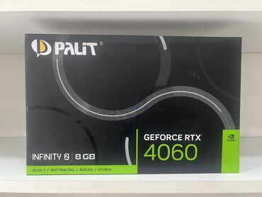 noutbuk klaviaturalari: Видеокарта Palit GeForce RTX 4060, 8 ГБ, Новый