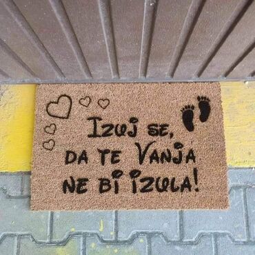 Tepisi i prostirke: Izuj se da te. NE BI IZULA OTIRAC PO VASOJ ZELJI DIMENZIJE — 4