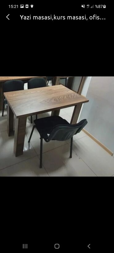 Masa və oturacaq dəstləri: Mətbəx üçün, Yeni, Açılmayan, Dördbucaq masa, 1 stul -da lalafo.az — 4 Masa və oturacaq dəstləri: Mətbəx üçün, Yeni, Açılmayan, Dördbucaq masa, 1 stul — 4